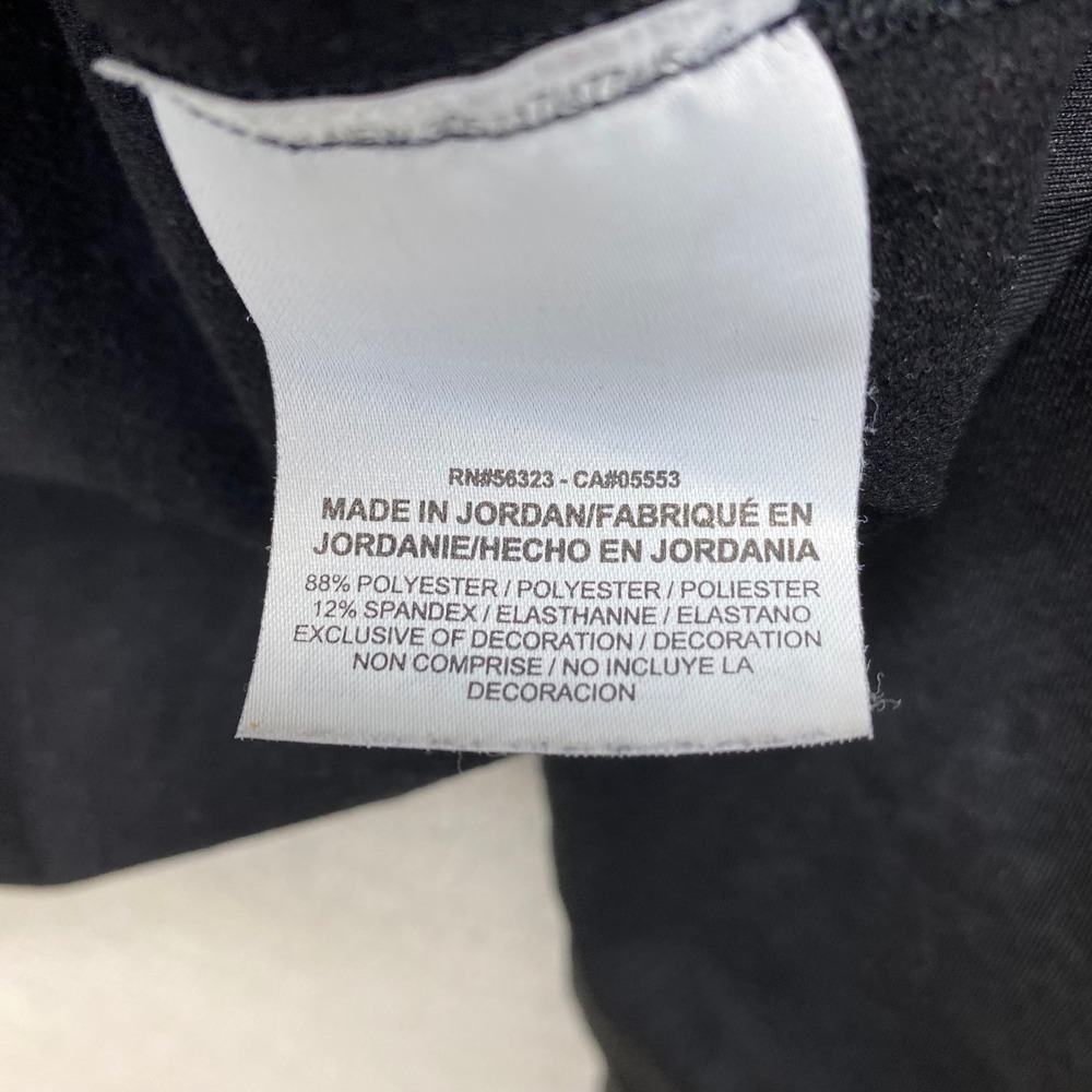 Nike Pro Womens L DriFit Pullover Half Zip Embossed Heights Top Black 695578-010 - Picture 10 of 14